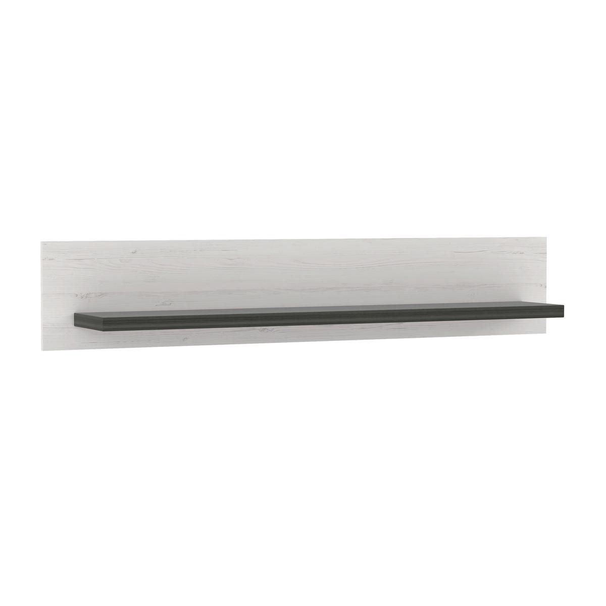 Zidna Polica Montreal - bijela/boje pinije, Konvencionalno, drvni materijal (140/25,8/22,3cm) - Premium Living