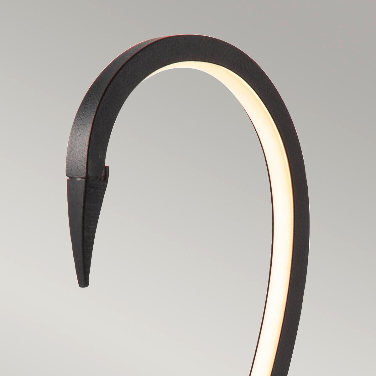LED Asztali Lámpa Flamingo-Tl-Blk - fekete, Trend (15/50cm) - Elstead Lighting