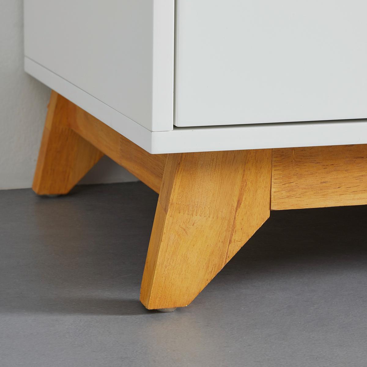 KOMODA MILAN - biały, Modern, drewno (120/132/52,5cm) - Bessagi Home