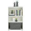 Regal Tempra 2, Bela - bela/barve aluminija, Konvencionalno, leseni material (54/86/35cm) - Mömax