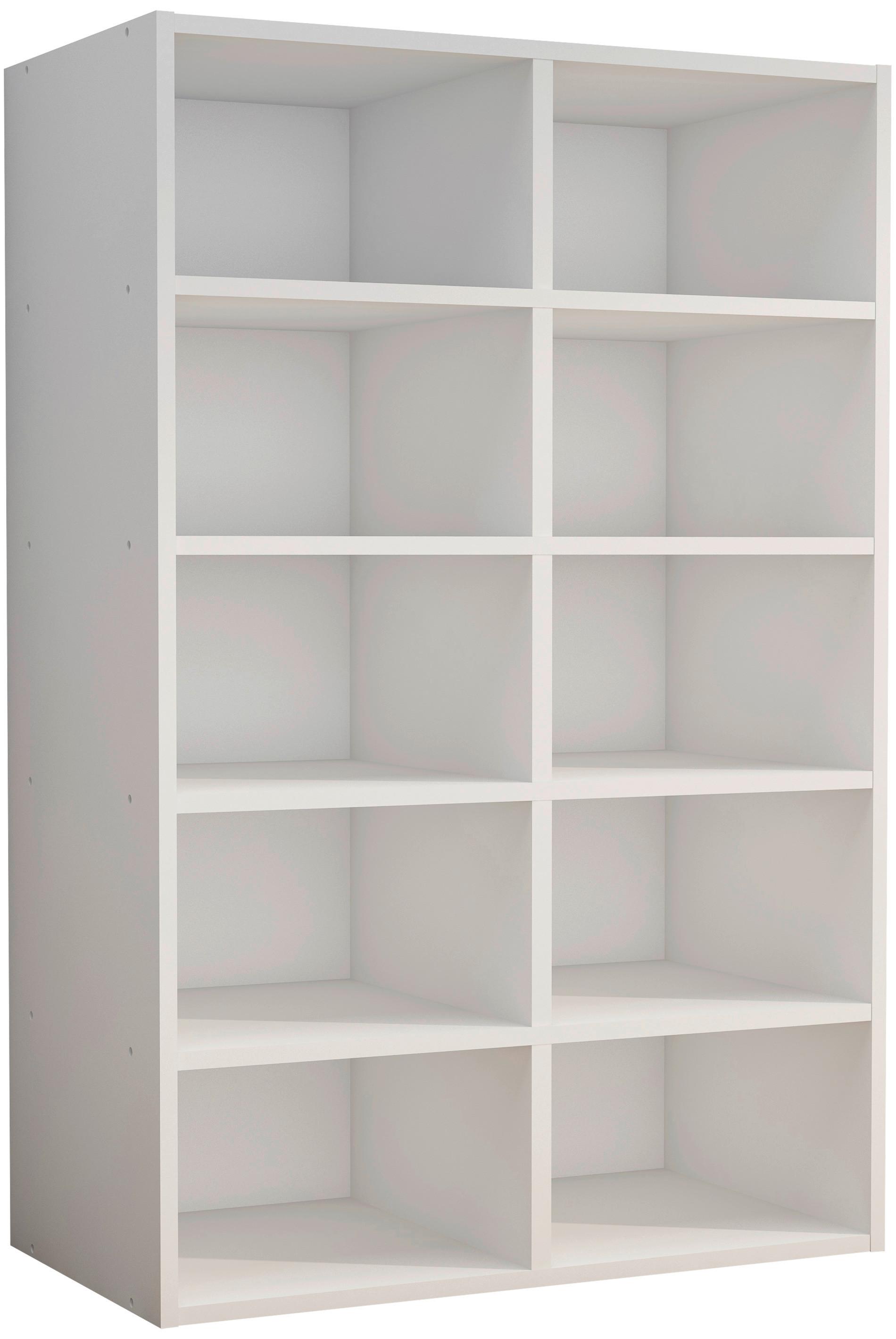 Regal Za Čevlje Hinsol, Bela - bela, Design, leseni material (55/84/30cm) - MID.YOU