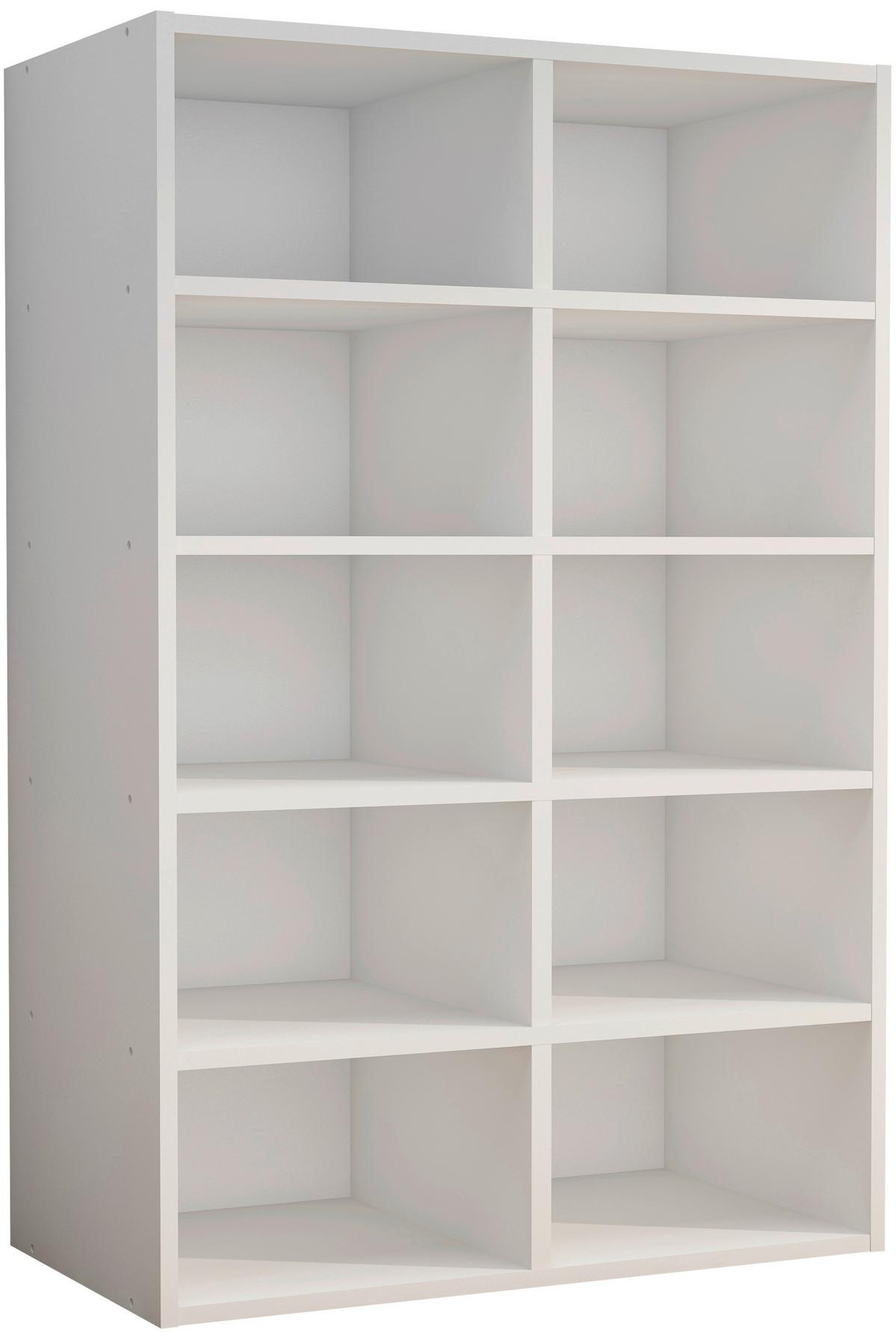 SCHUHREGAL HINSOL - Weiss, Design, Holzwerkstoff (55/84/30cm) - MID.YOU