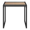 LOUNGESET SONORA - ljusgrå/svart, Modern, metall/glas (181/73/65cm) - Bessagi Garden