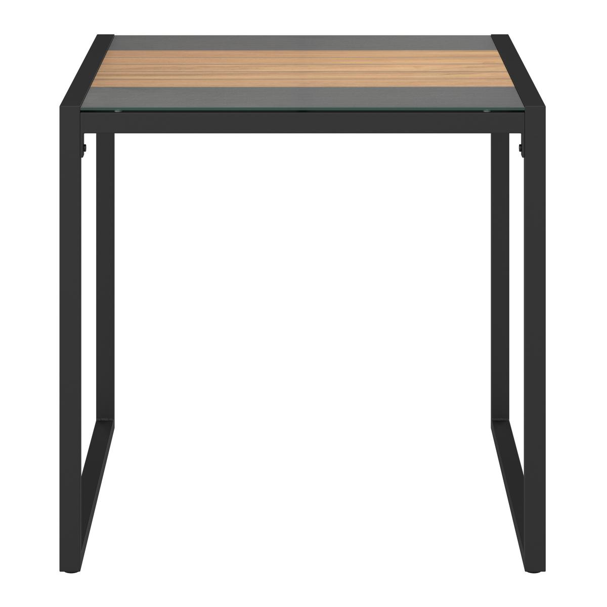 Garnitură grădină Sonora - gri deschis/culoare natur, Modern, plastic/sticlă (181/73/65cm) - Bessagi Garden