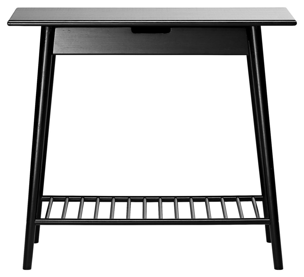 KONSOLENTISCH NOBLE 2165020 - Schwarz, ROMANTIK / LANDHAUS, Holz (90/35/80cm) - MID.YOU