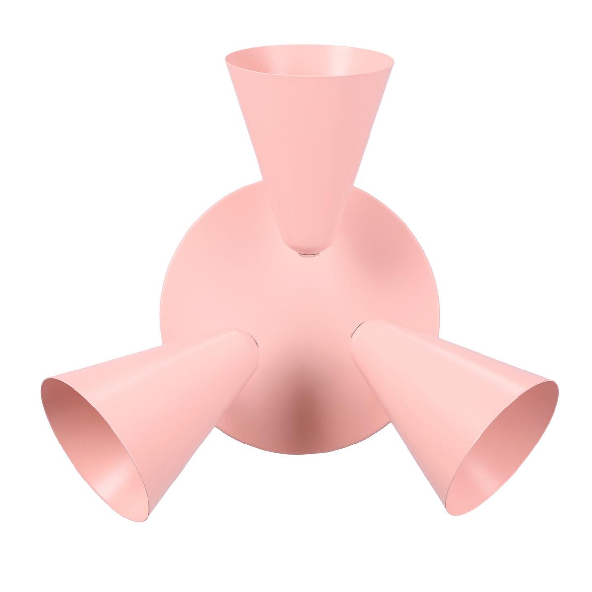 Stropni Reflektor Amor - pink, Trend, metal (34/34/16cm)