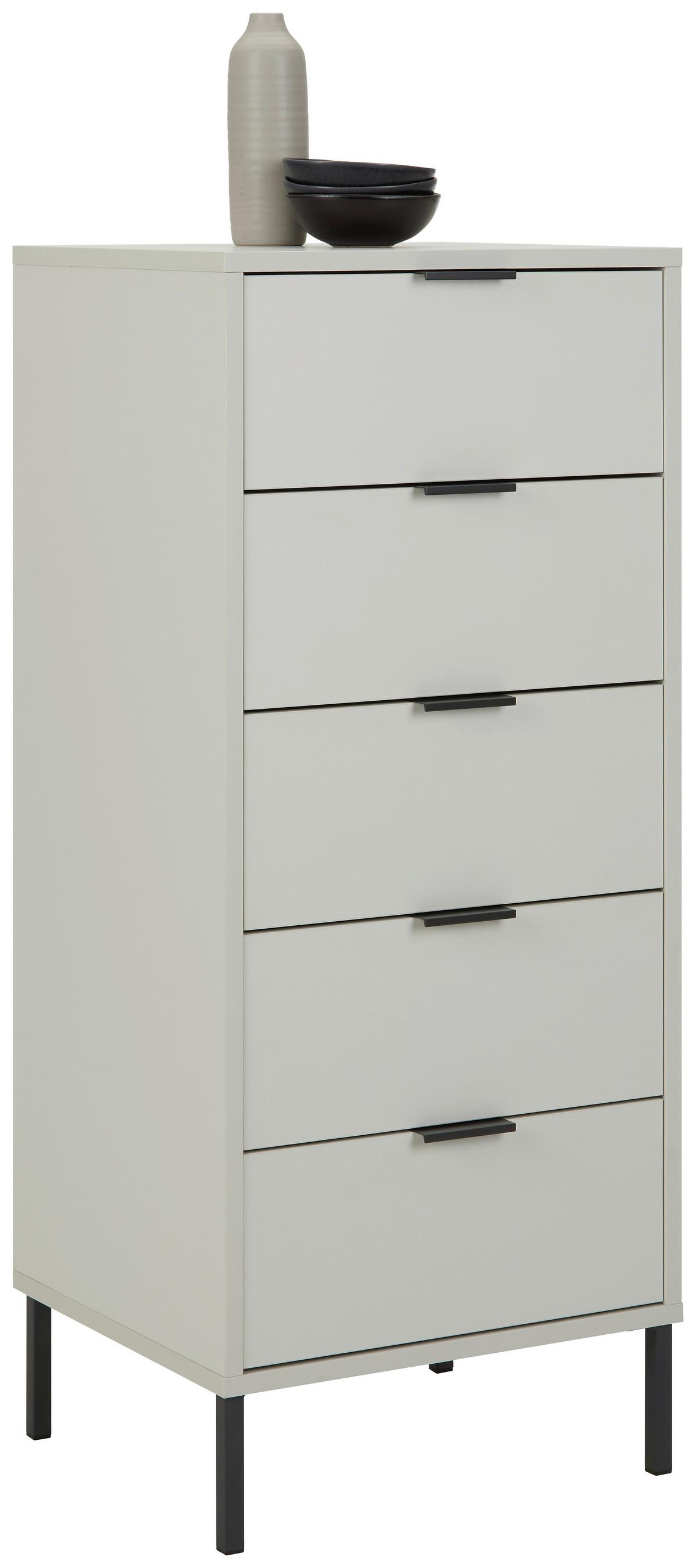 Komoda Bounty - siva/antracit, Moderno (51/108/45cm) - Premium Living