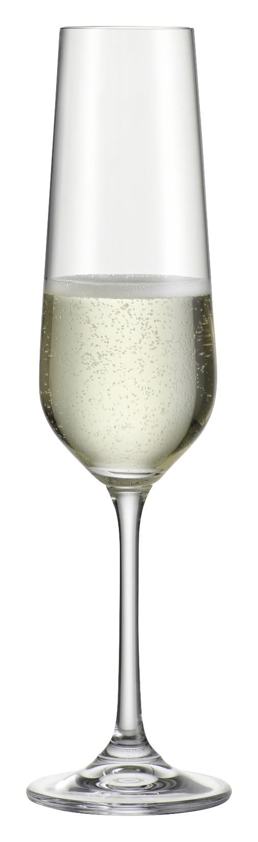 Sektglas Norma ca. 220ml - Klar, Modern, Glas (0,22l) - Bohemia