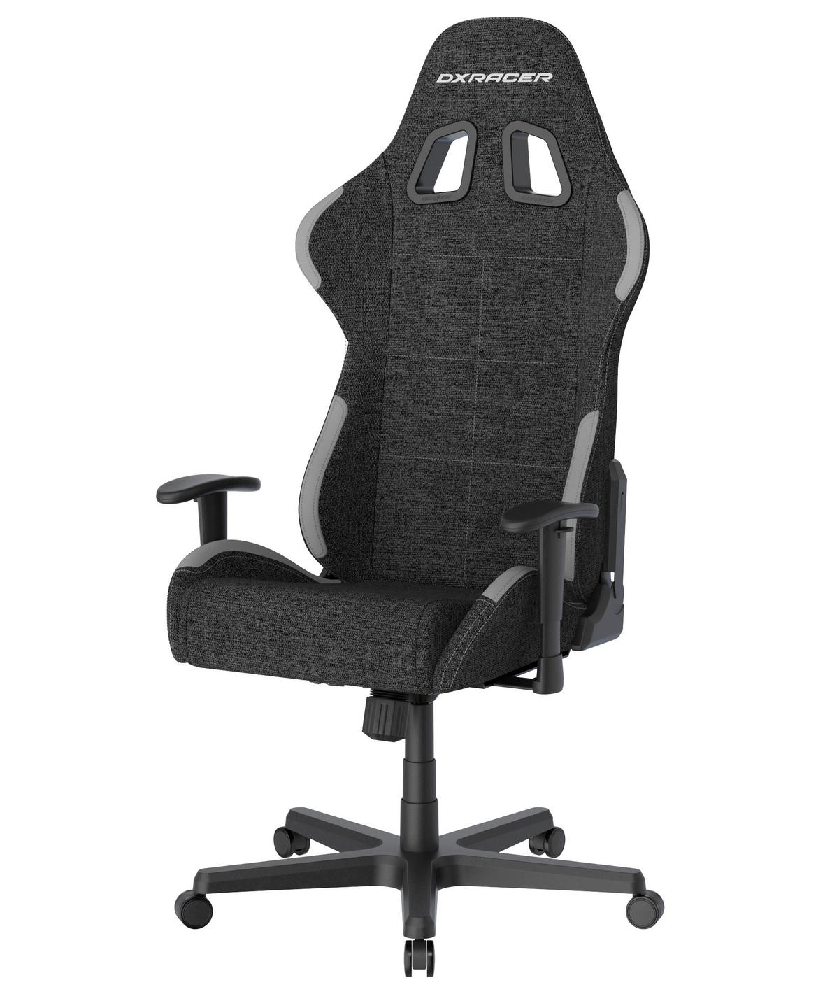 Gamingstuhl Formula Grau/ Schwarz - Schwarz/Grau, KONVENTIONELL, Kunststoff/Textil (70/129/70cm) - Dxracer
