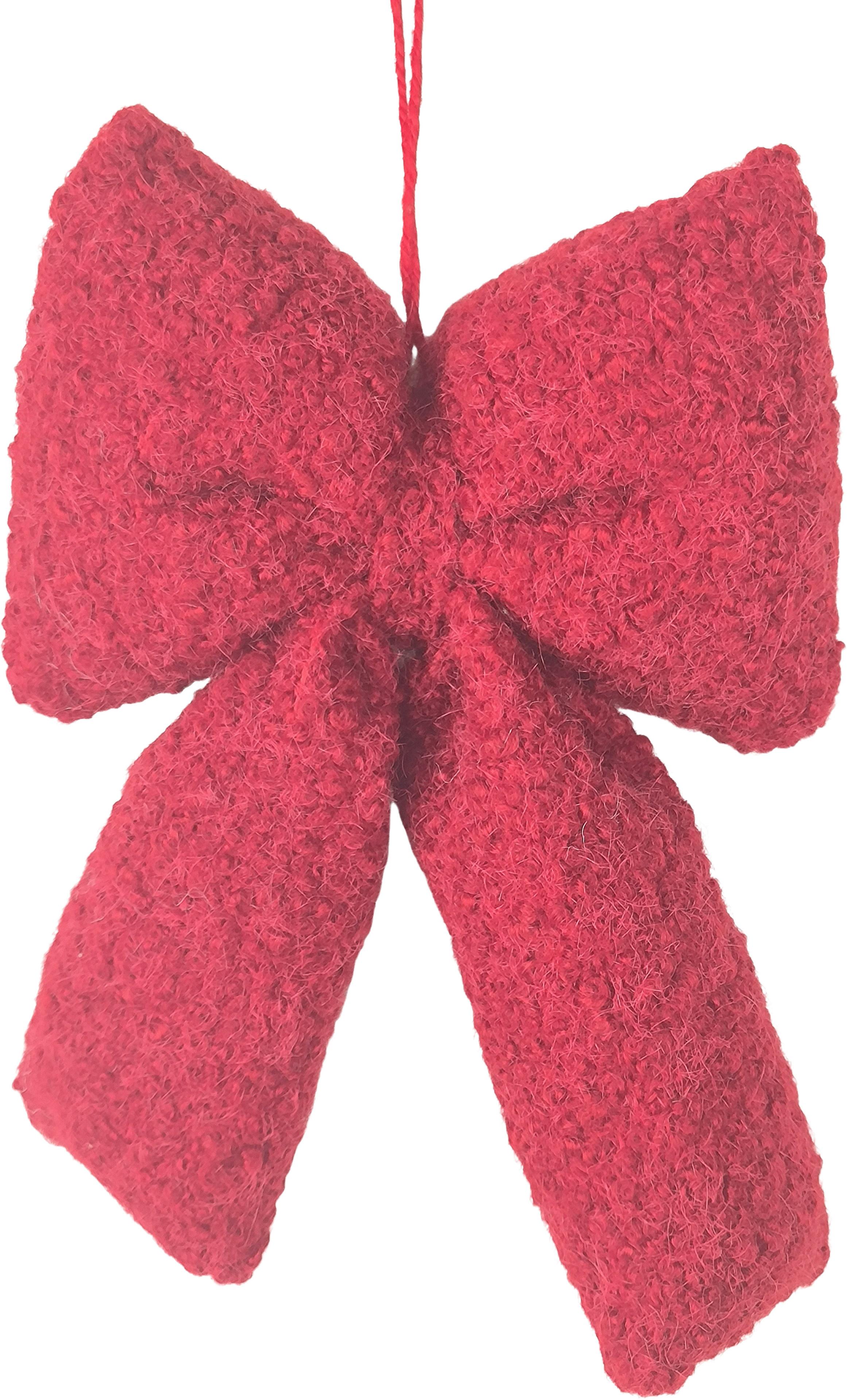 Függődísz Lizzy 1 - piros, Konventionell, textil (15/19/5cm) - Mömax