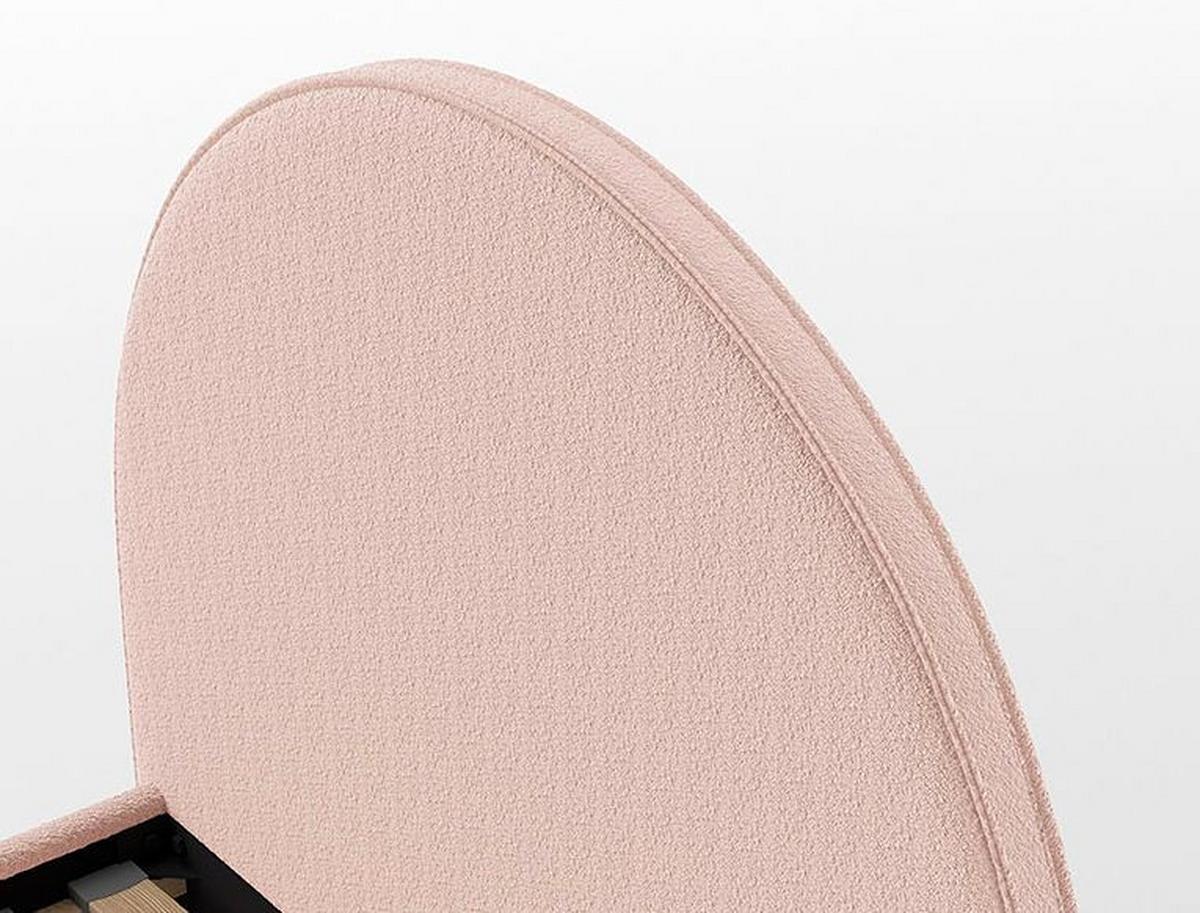 Kinder-/Juniorbett Moon ca. 140x200 cm Rosa - Naturfarben/Rosa, ROMANTIK / LANDHAUS, Holz/Textil (140/200cm) - MID.YOU