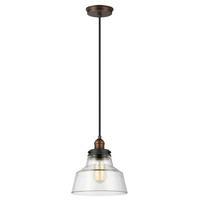 Viseća Svjetiljka Baskin Fe-Baskin-P-A-Br - boje mjeda/boje cinka, Konvencionalno, staklo/metal (25.4/30.1cm) - Elstead Lighting