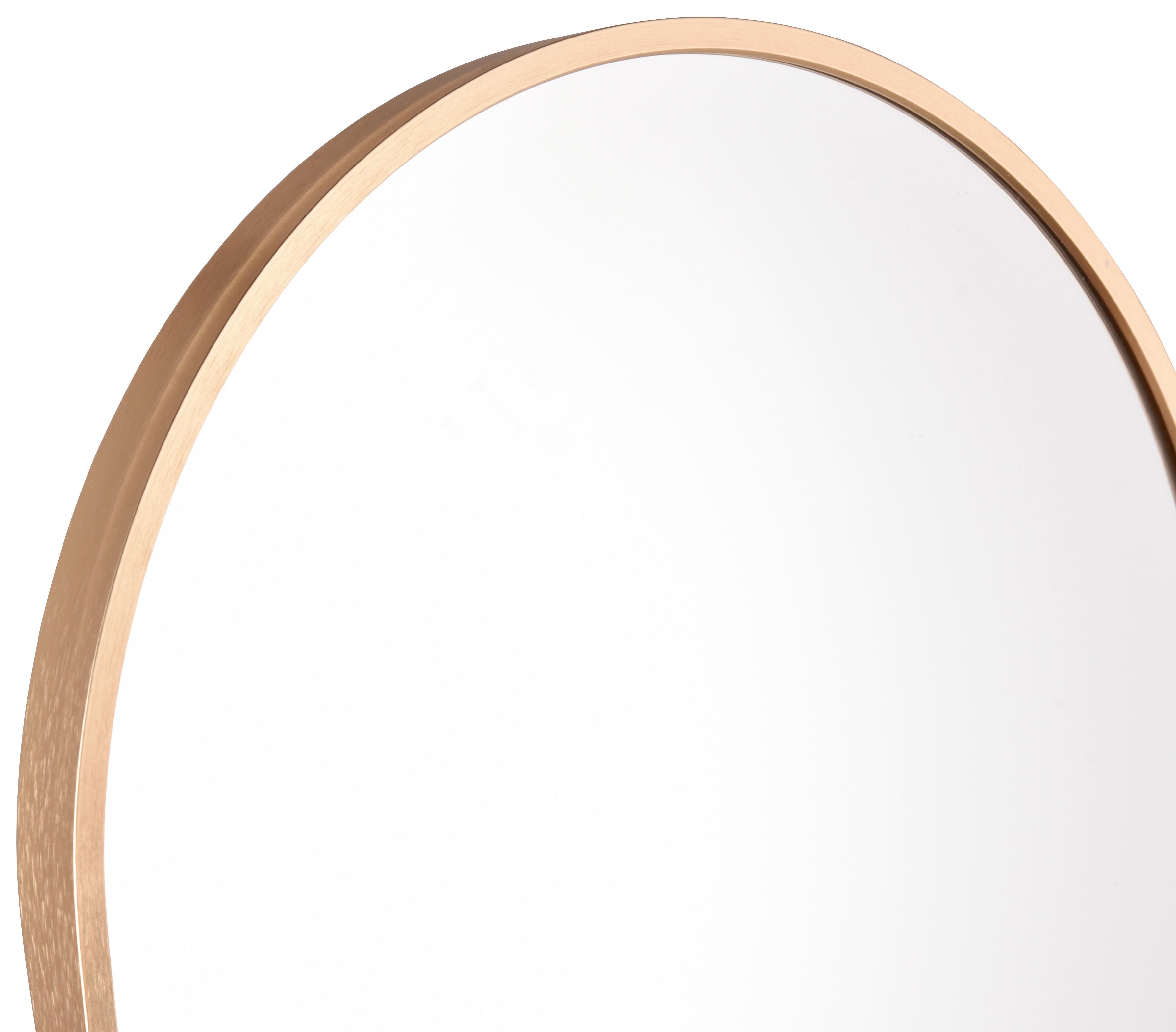 GOLVSPEGEL BRITT - sandfärgad/guldfärgad, Modern, metall/glas (40/160cm) - Mömax