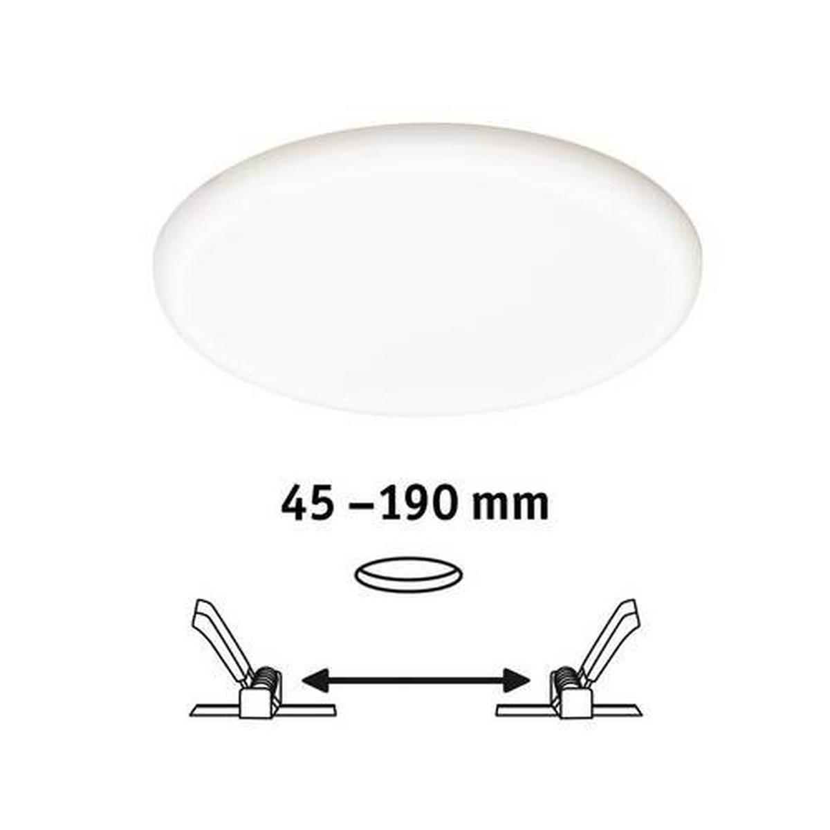 LED-Paneel Veluna VariFit in Weiß max. 22 Watt - Basics, Kunststoff (21,5/1cm) - Paulmann