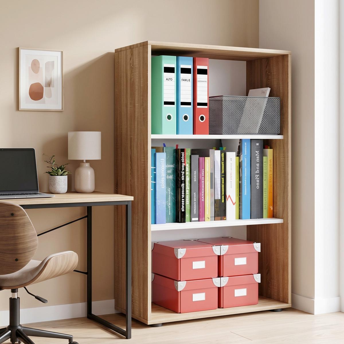 Etajeră Pentru Documente Lona Xl - stejar Sonoma, Basics, material pe bază de lemn (70/105/37cm) - P & B