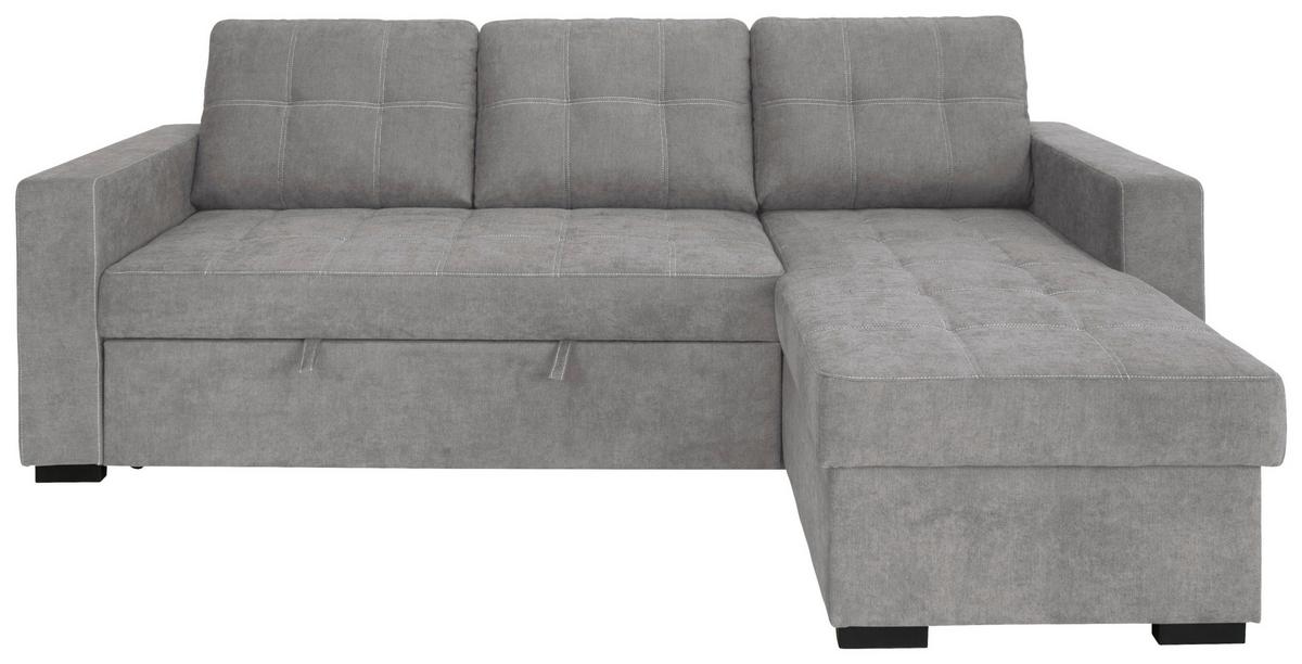 Canapea modulară TURIN - gri deschis, Design, plastic/lemn (239/87/160cm) - Modern Living