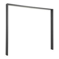 Okrasni Okvir Leo -Exklusiv- - barve grafita, Konvencionalno, leseni material (257/222/5cm) - Premium Living