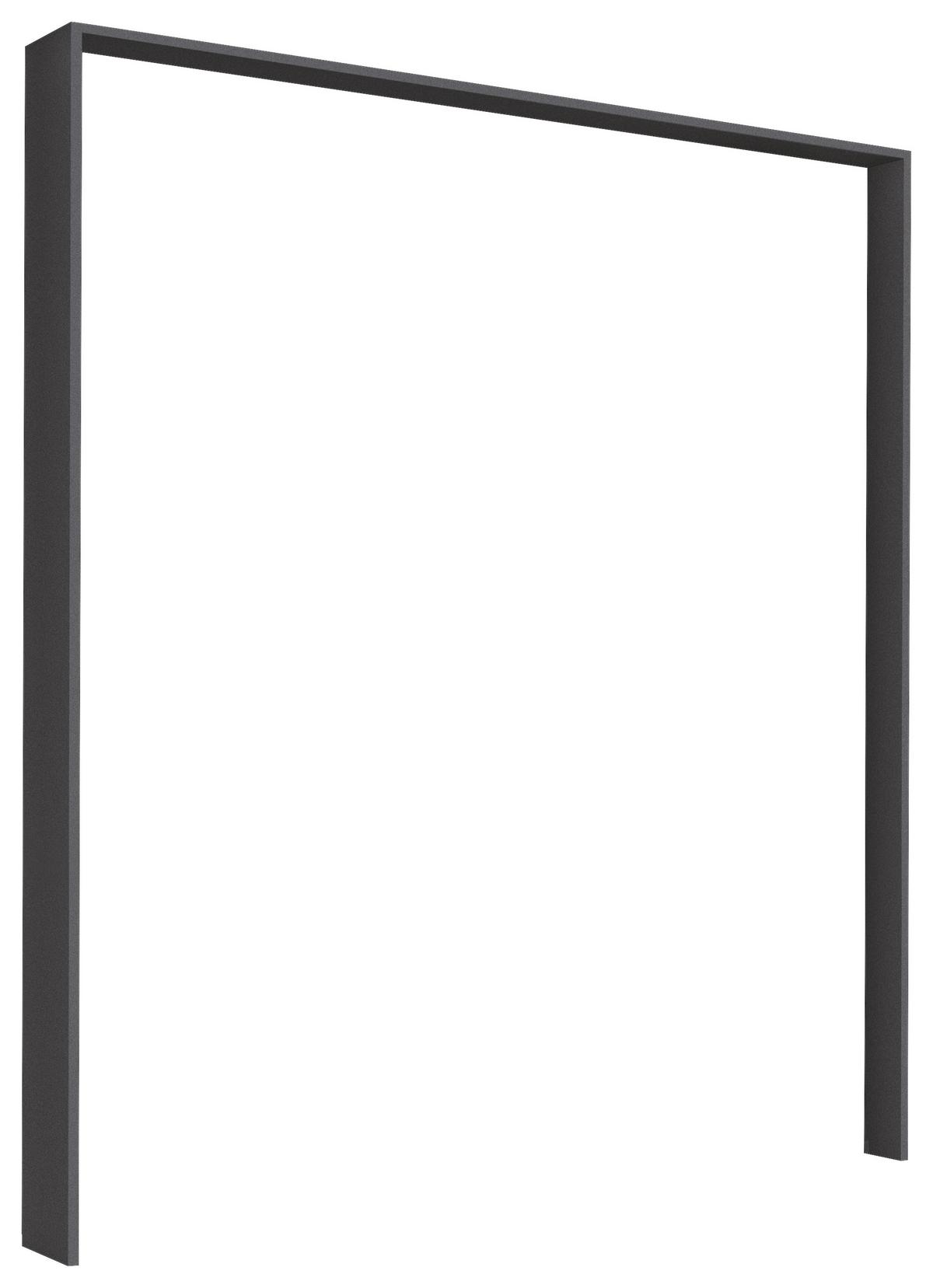 Ramă pentru dulap MIAMI - gri, Modern, material pe bază de lemn (211/233/64cm)