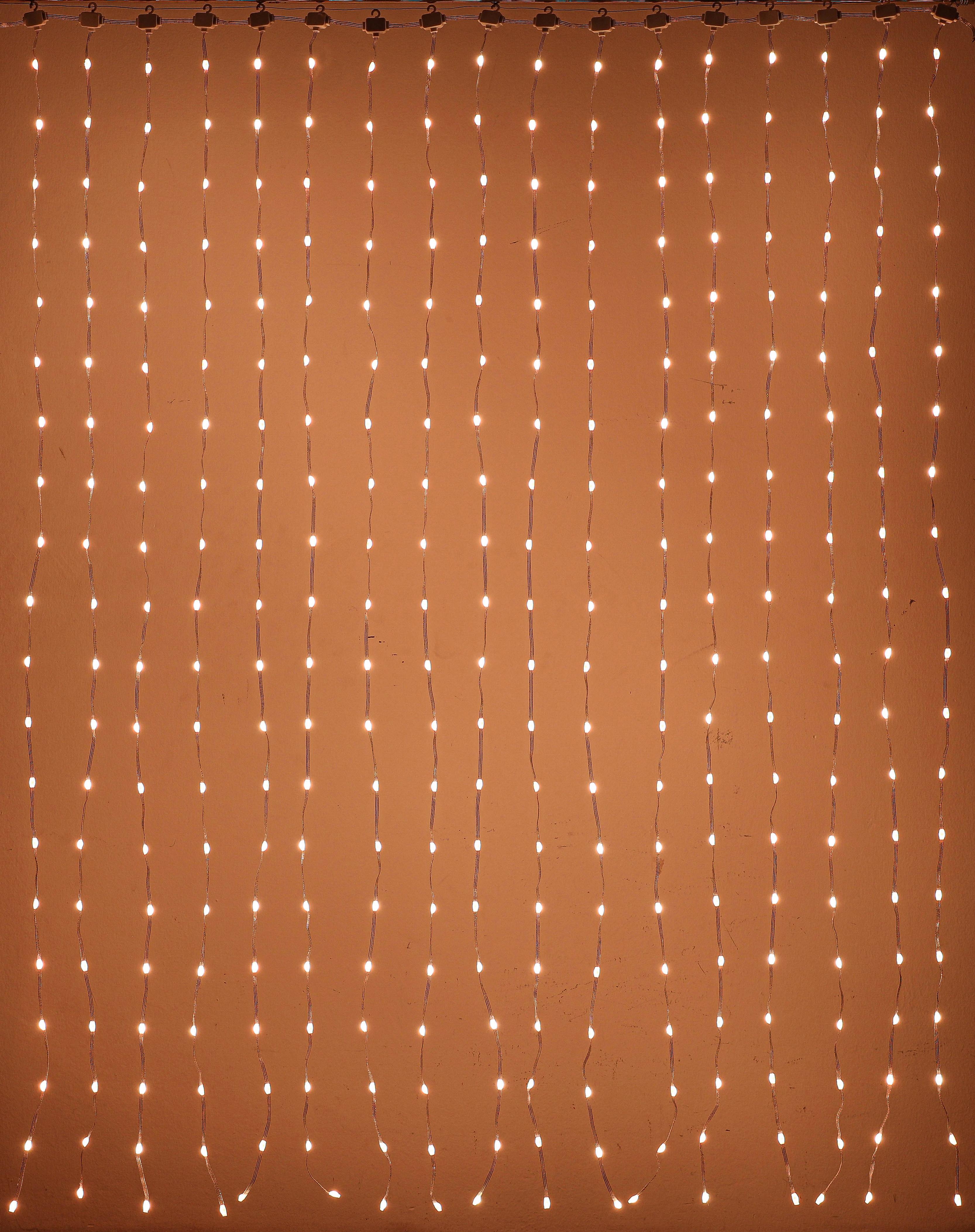 LED-DEKORATIONSLAMPA VORHUN - vit/svart, Klassisk, plast (140/140cm) - Mömax