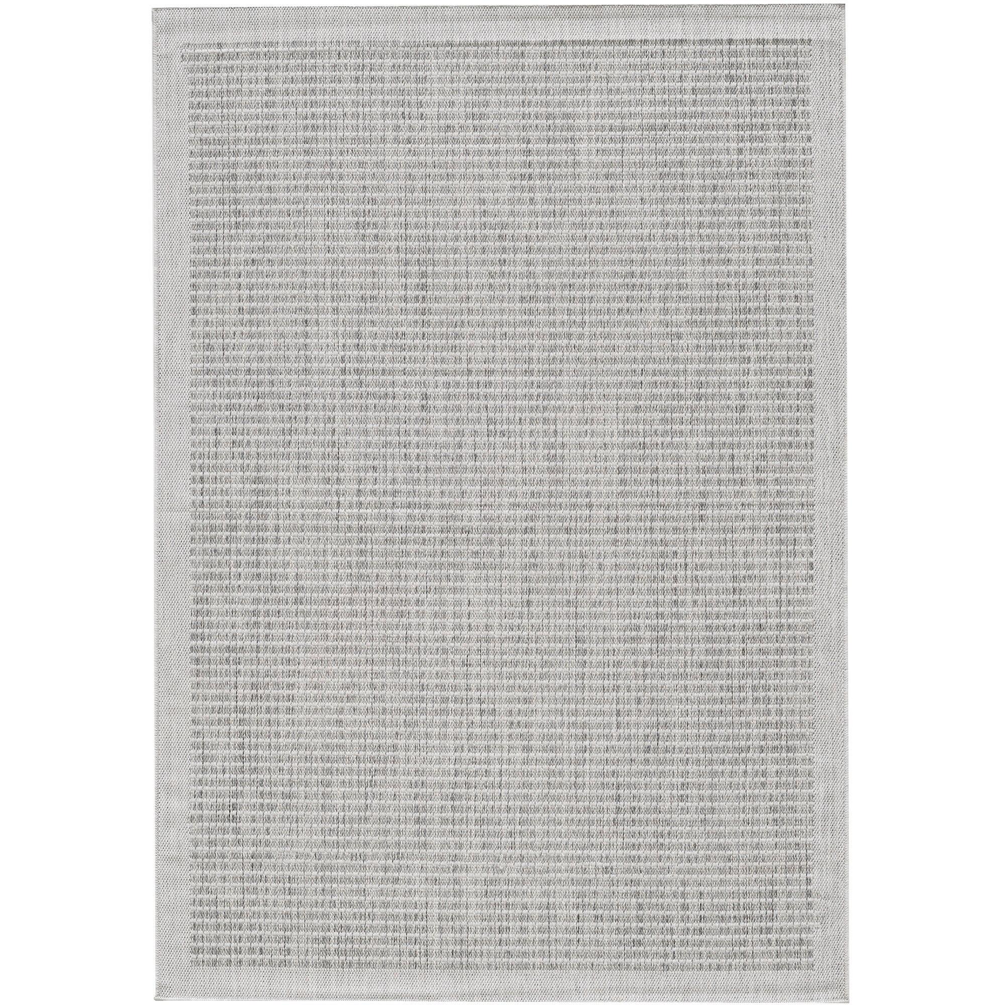 Outdoorteppich Giza Grau ca. 120x170cm - Grau, Basics, Textil (120/170cm) - Novel
