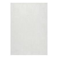 Flachwebeteppich Calma 125 Weiss 120 X 160 Cm - Weiss, Basics, Textil (120/160cm) - Kayoom