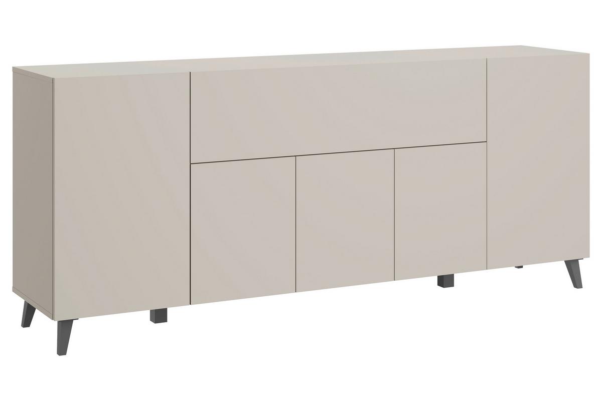 Sideboard Phuket Kaschmir - Kaschmir/Beige, Design, Holzwerkstoff/Kunststoff (180/76/37,5cm) - Livetastic