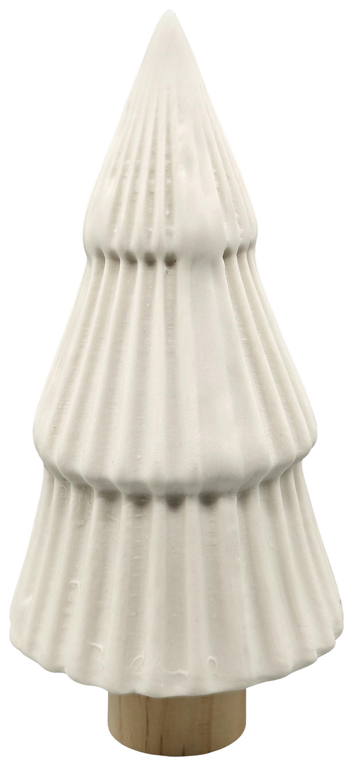 Drvo Dekorativno Conny - bijela/prirodne boje, Konvencionalno, drvo/keramika (7,5/16cm) - Mömax