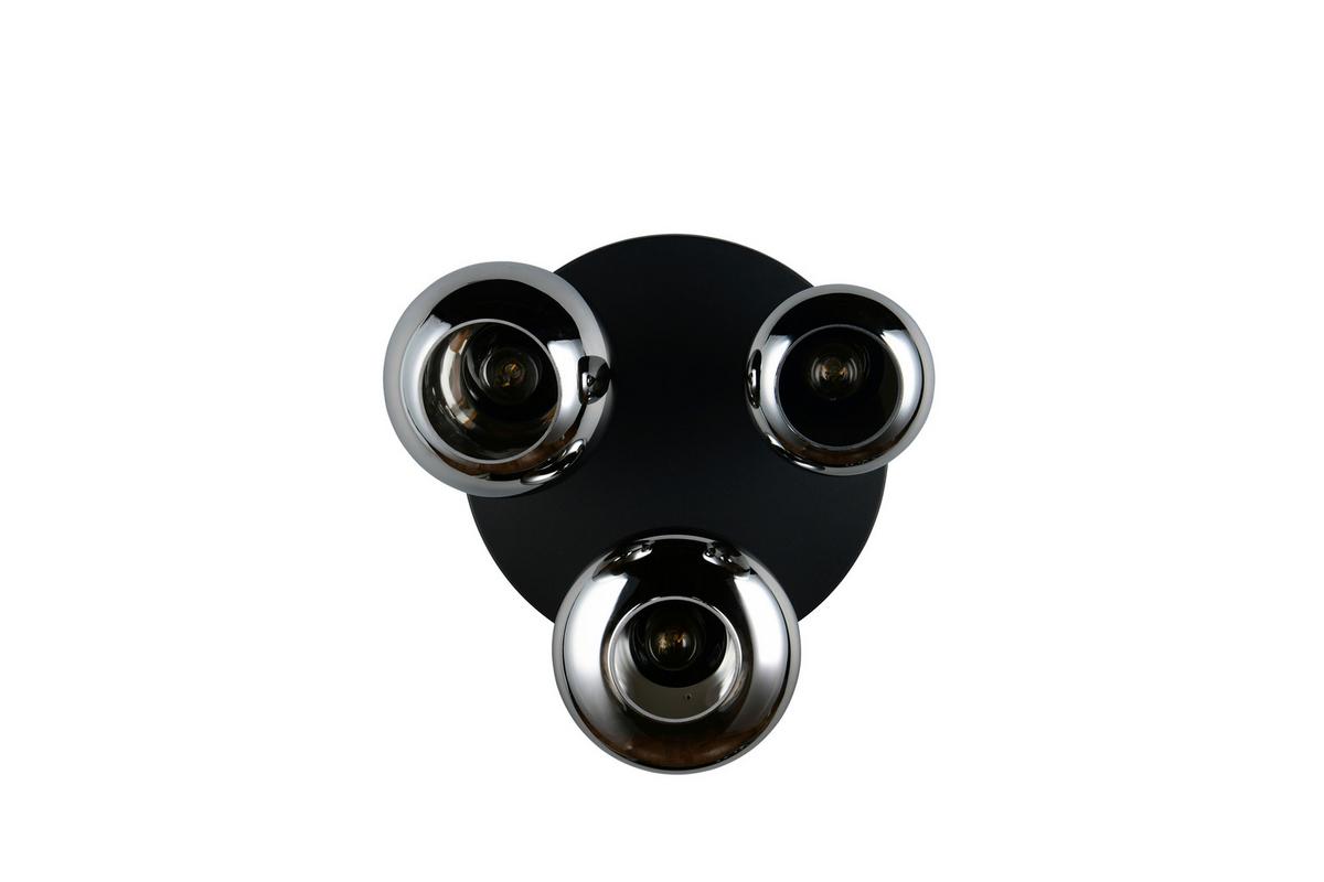 LAMPA SUFITOWA 617030332 LUMINA - czarny/czarny wysoki połysk, Trend, metal/szkło (48,5/24,5cm) - Trio Leuchten