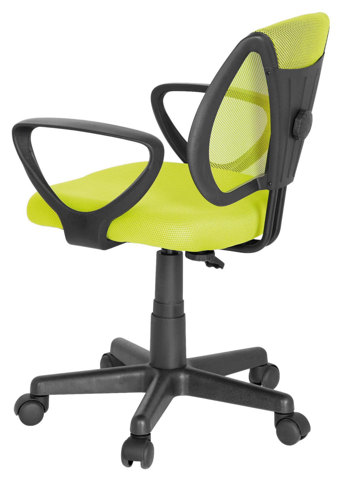 Mladinski Vrtljivi Stol Kiddy Cd, Zelena - zelena, Basics, umetna masa (58/75-92/45cm) - MID.YOU