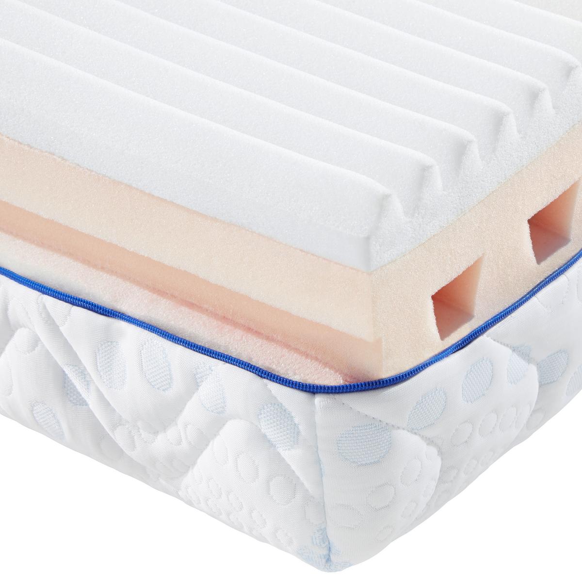 Komfortschaummatratze WARM/CHILL - Weiss, Modern (180/200cm)