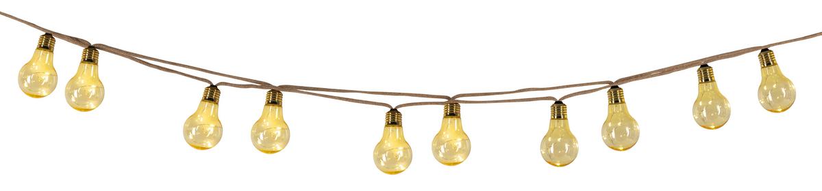 Solarleuchte Sole Schwarz max. 0,06 Watt - Bernsteinfarben/Braun, Romantik / Landhaus, Kunststoff/Textil (570/6/10,6cm) - Mömax