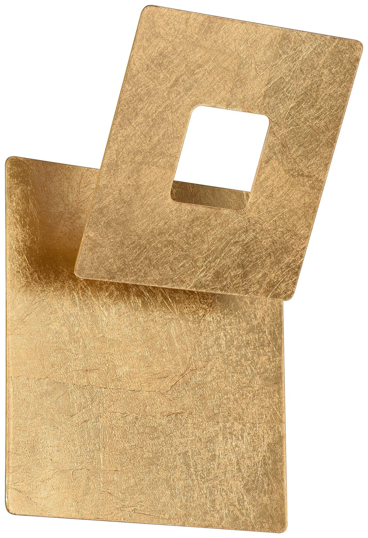 KINKIET LED 240319179 LEANO - kolor złoty, Design, metal (18/7,2/18cm) - Trio Leuchten