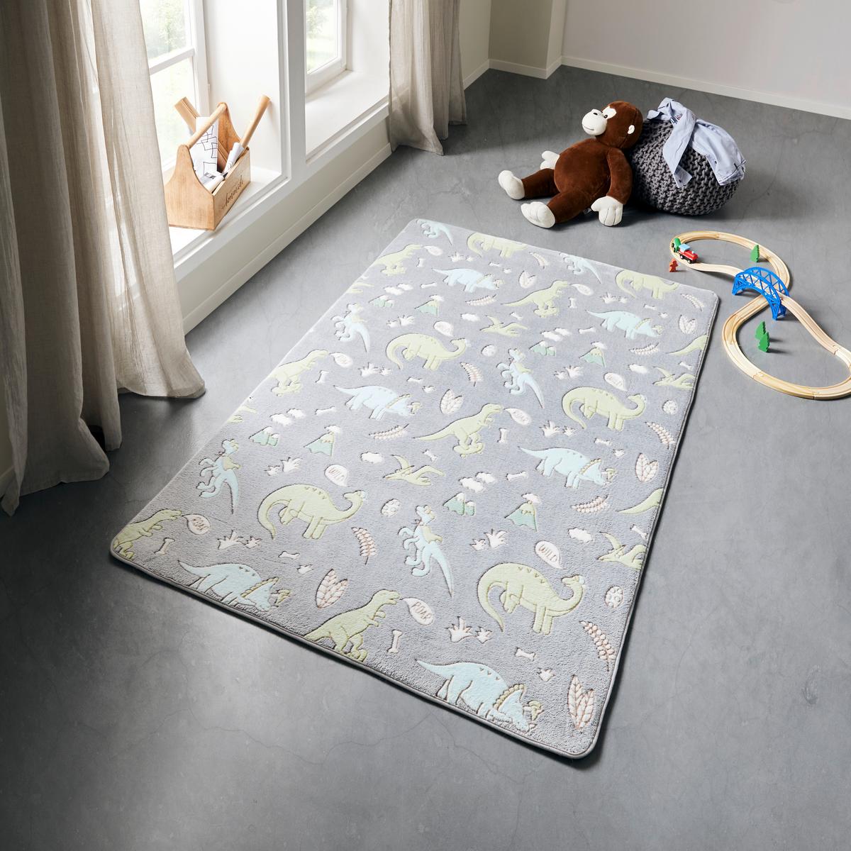 Dečiji Tepih 120x170cm Dino - siva, Moderno, tekstil (120/170cm) - Modern Living