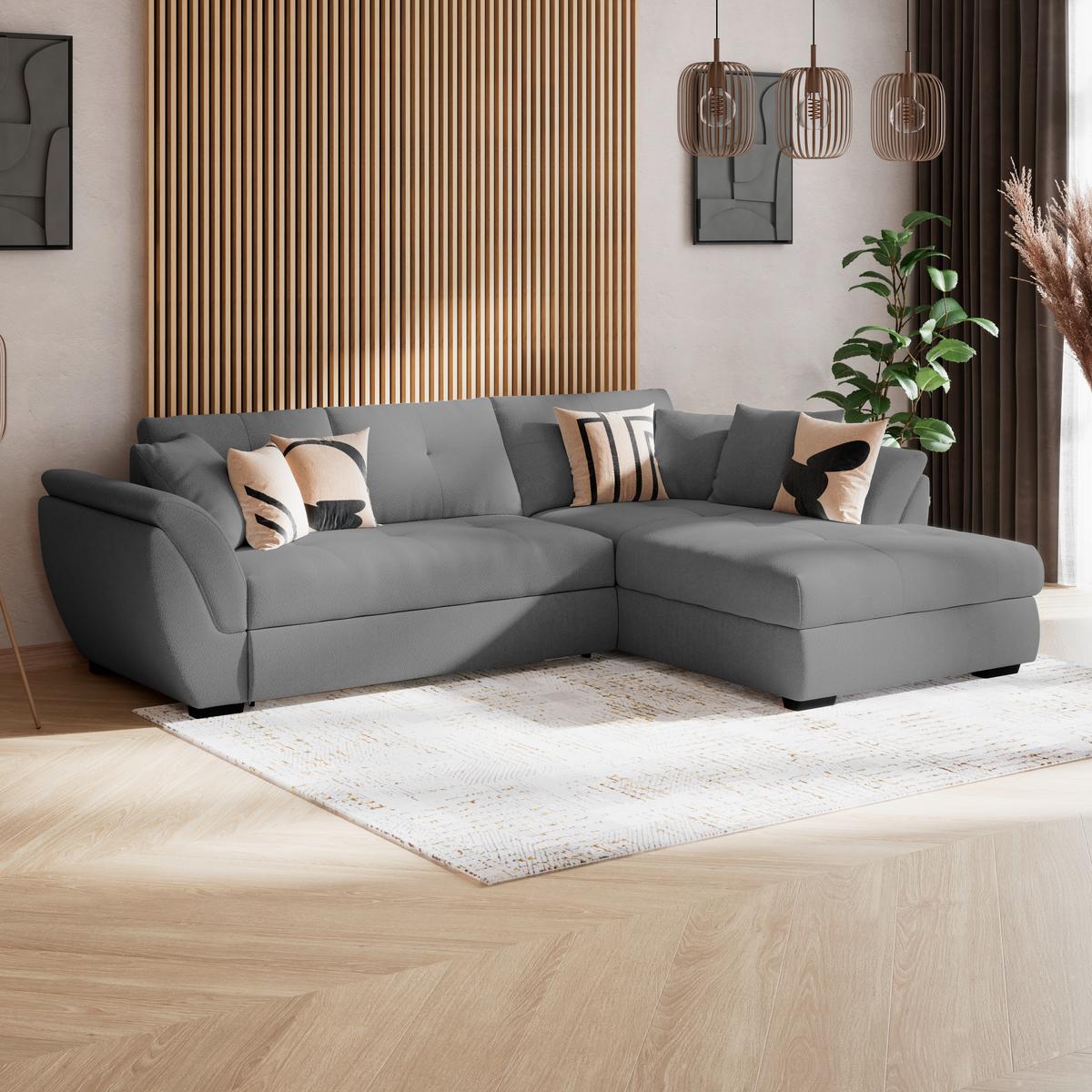 COLțAR BERISSO NEW - antracit, Konventionell, textil (278/187cm) - Ondega