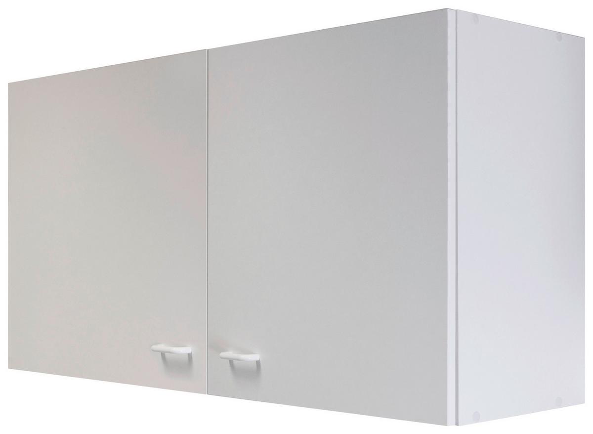 CORP SUPERIOR DE BUCĂTĂRIE SPEED  H 100 W - alb, Konventionell, material pe bază de lemn (100/54,8/32cm)