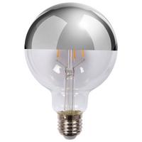 LED-LEUCHTMITTEL LED BULB CRUX 2310 - Klar/Silberfarben, Basics, Glas (9.5/9.5/13.5cm) - Kayoom