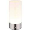 BORDSLAMPA KLEIN - opal/nickelfärgad, Klassisk, metall/plast (8,8/19cm) - Mömax