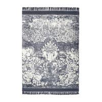 FLACHWEBETEPPICH DOLCE VITA 125 VIOLETT 200X290 - Weiss/Grau, Design, Textil (200/290cm) - Kayoom