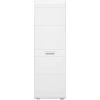 Dulap pentru hol Auris - alb/culoare lemn stejar, Modern (52/164/37,1cm) - Modern Living
