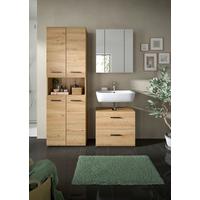 BADEZIMMER ICE - Schwarz/Eiche Artisan, Basics, Holzwerkstoff/Kunststoff (120cm) - MID.YOU