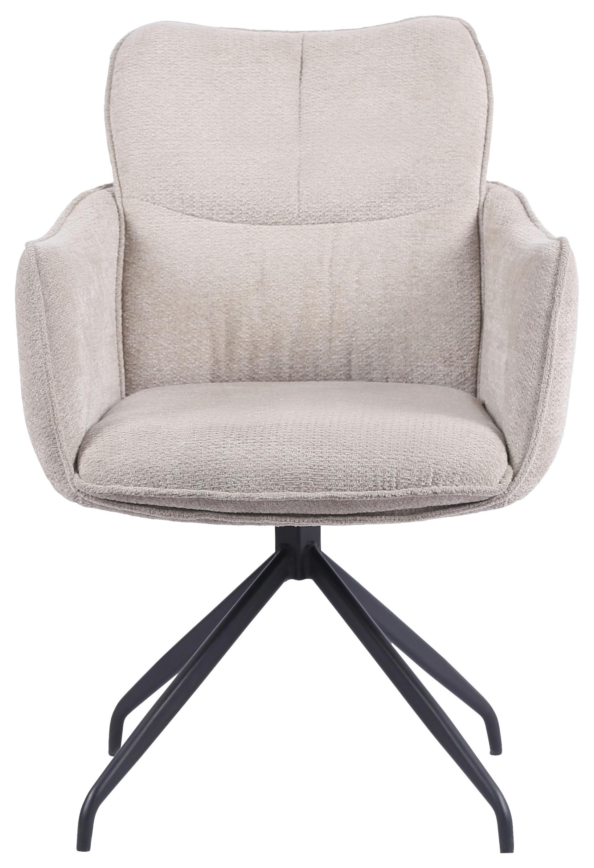 Scaun LORD - bej/negru, Basics, lemn/metal (59/88/63cm) - Premium Living