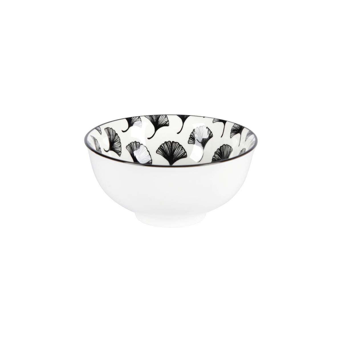 Dipschale Shiva in Schwarz/Weiß Ø ca. 11,8cm - Schwarz/Weiß, LIFESTYLE, Keramik (11,7/5,6cm) - Mömax