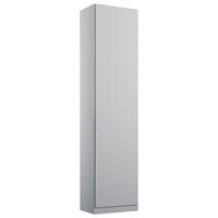 Dulap Cu Uși Rotative Alabama - gri deschis, Modern, material pe bază de lemn (47/229/54cm) - Modern Living