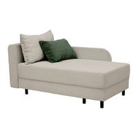 Liege Nova Beige - Beige/Schwarz, MODERN, Holz/Textil (85/62/145cm) - Mömax