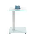 Beistelltisch Aus Sicherheitsmilchglas - Glas/Metall (40/52/40cm) - MÖMAX modern living
