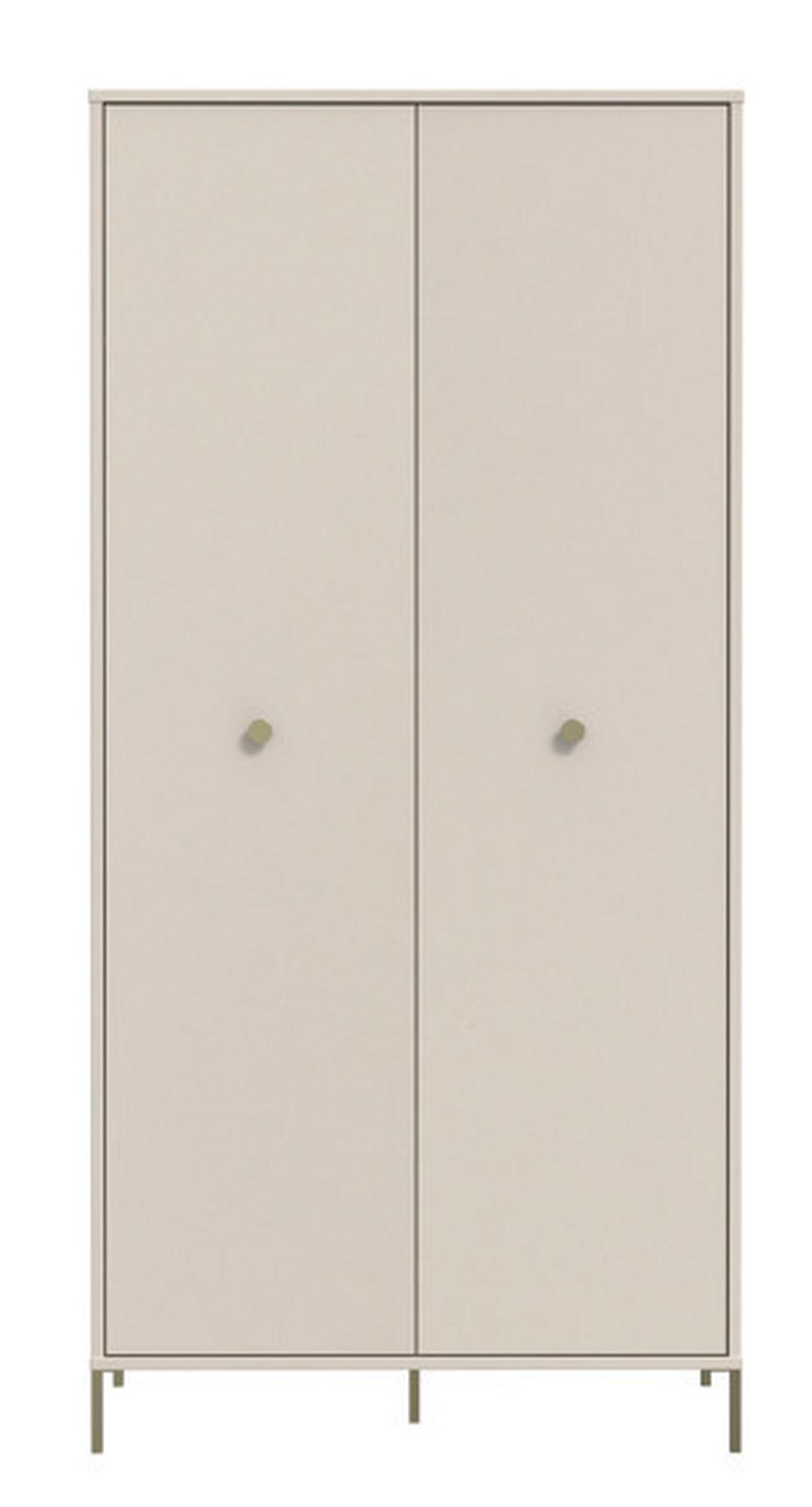 Ormar Salvatrice - boje pijeska/zlatne boje, Konvencionalno, drvni materijal/metal (93,7/195,2/55,8cm) - Modern Living