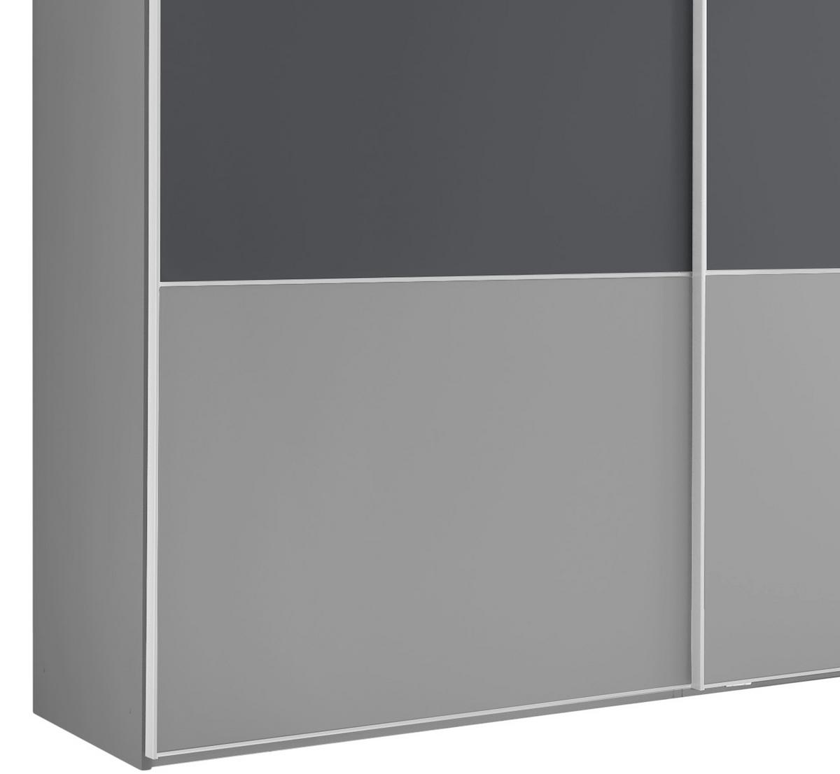 Ormar S Kliznim Vratima Includo - siva/tamno siva, Moderno (249/222/68cm) - Premium Living