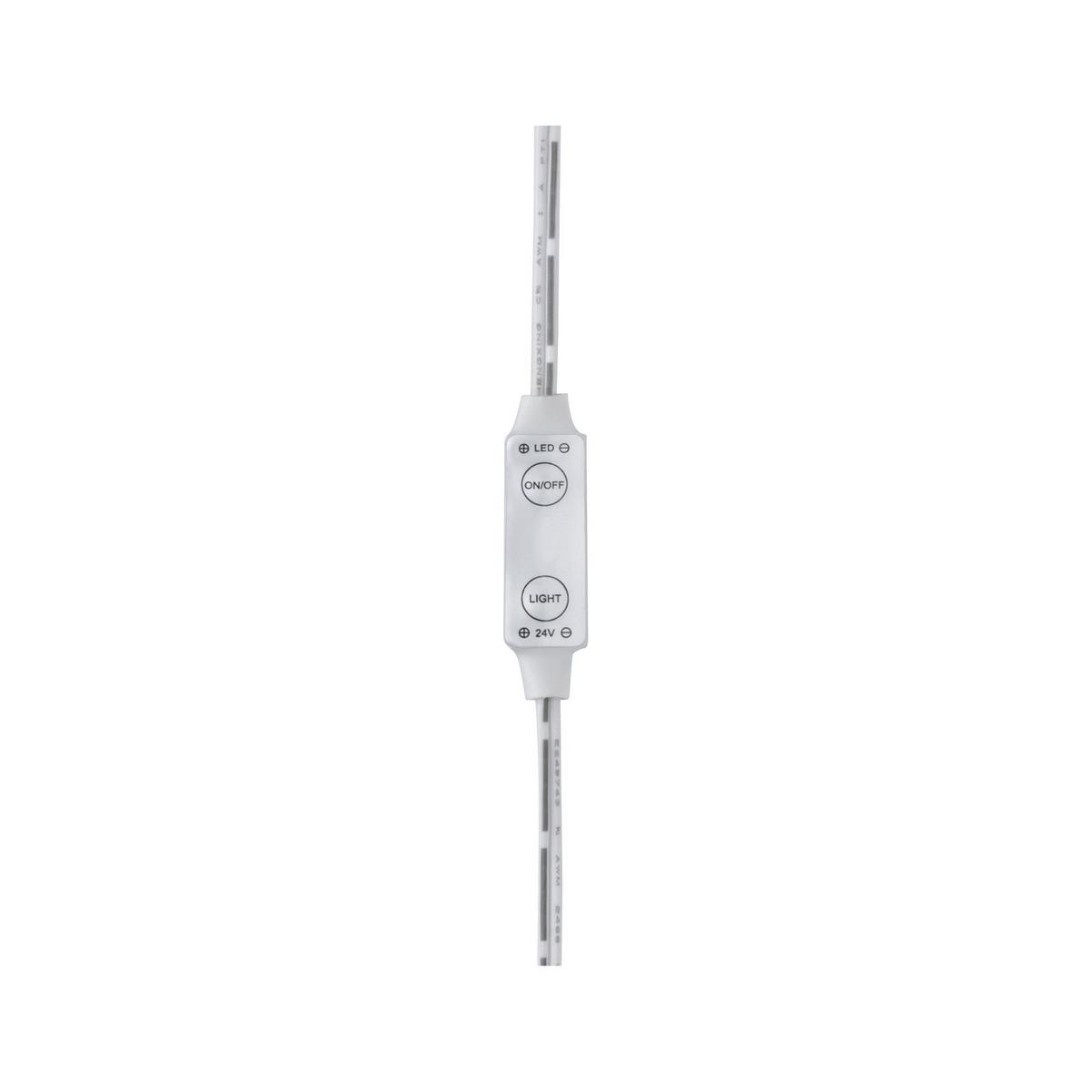 LED-Strip SimpLED Power in Silberfarben max. 17 Watt - Weiß, Basics, Kunststoff (300cm) - Paulmann
