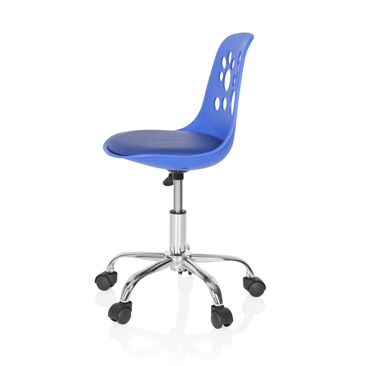 Mladinski Vrtljivi Stol Fancy I, Modra - modra, Moderno, umetna masa/tekstil (40/72-82/44cm) - MID.YOU