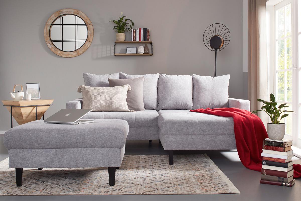 Wandregal in Naturfarben/Schwarz - Schwarz/Naturfarben, LIFESTYLE, Holz/Metall (60/22/20cm) - Mömax